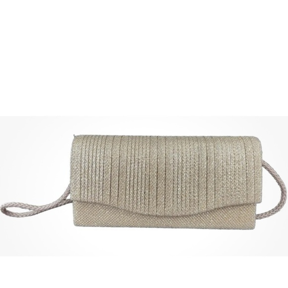 New Sparkly Gold Colored purse Bag Crossbody Shoulder Purse